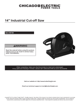 Chicago Electric 14 Industrial Cut-off Saw 68104 User manual