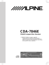 Alpine CDA-7846E User manual