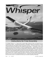 Whisper 1400 Glider User manual