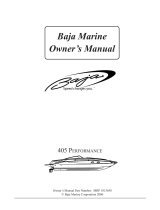 Baja Performance 405 User manual