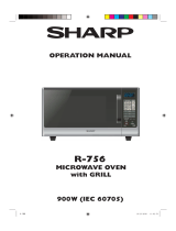 Sharp R-756 User manual