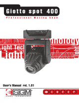 SGM Giotto spot 400 User manual