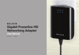Belkin F5D4076 - Gigabit Powerline HD Starter User manual