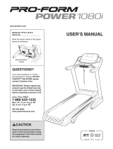 Pro-Form Power 1080i User manual