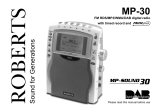 Roberts MP-30FM RDS/MP3/WMA/DAB Digital Radio MP-30 User manual