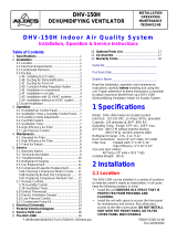 American Aldes DHV-150H User manual