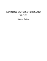 Acer Extensa 5510 User manual