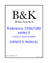 B&K 50 Series II User manual