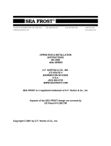 Sea Frost 372 ROUTE User manual