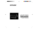 Epson ELP-3300 User manual