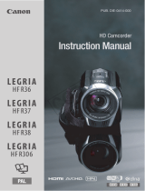 Canon LEGRIA HF R306 Owner's manual