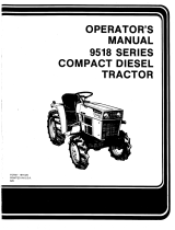 Simplicity 9518 / 5015 COMPACT DIESEL TRACTOR User manual