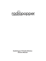 RadioPopper PX Owner's manual