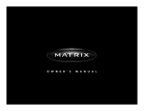 Matrix T4 Owner's manual