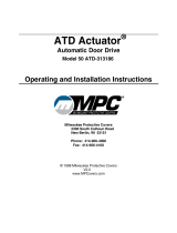 MPC ATD ACTUATOR 50 ATD-313186 Operating and User manual