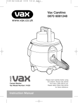 Vax V-020U Owner's manual