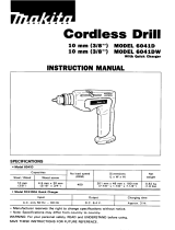 Makita 6041DW User manual