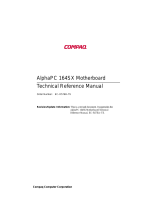 Compaq AlphaPC 164SX DIGITAL UNIX Specification