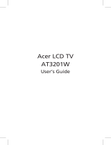 Acer AT3201W Owner's manual