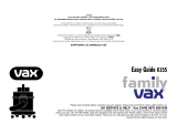 Vax Vacuum Cleaner 6155 User manual