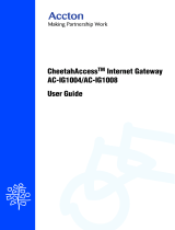 Accton Technology CheetahAccess AC-IG1004 User manual