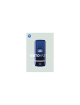 Motorola MOTOKRZR K1 User manual