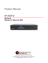 Contemporary Research IP-HDTV User manual