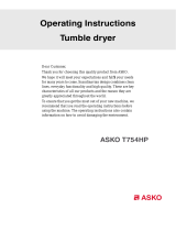 Asko Tumble Dryer User manual