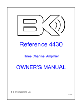 B&K 4430 User manual