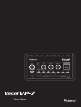 Roland 5100012850-01 User manual