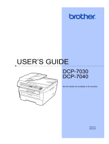 Brother DCP-7030 User guide