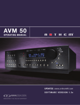 Anthem Audio AVM 50 User manual