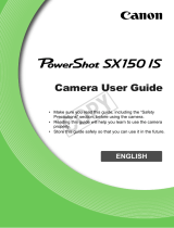 Canon Powershot SX150 IS User manual