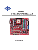 MSI G52-M7031X1 User manual