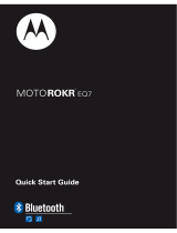 Motorola MOTOROKR EQ7 Quick start guide