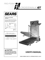 ProForm Expance 850 User manual