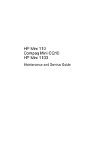 Compaq Mini 1103 User manual