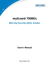 Billion Electric Company myGuard 7500GL User manual