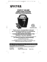 Vector START-IT 450 AMP JUMP-START SYSTEM User manual