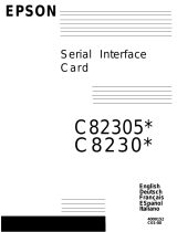Epson C82305 User manual