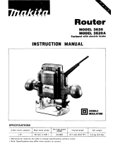 Makita 3620 User manual