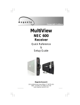 Magenta MultiView NEC 600 User manual