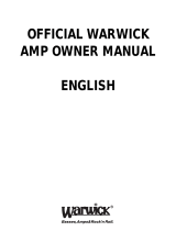 Warwick Amplifier Quad IV User manual