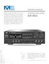 Better Music Builder DX-288 G2 Owner's manual