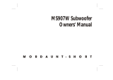 Mordaunt Short MS907W User manual