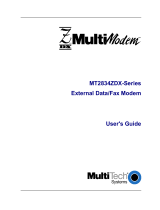 Multitech MT2834ZDX User manual