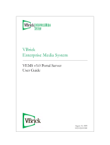 VBrick Systems ENTERPRISE MEDIA SYSTEM V5.0 User manual