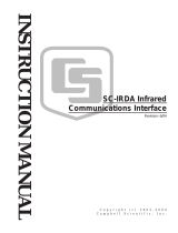 Campbell Scientific SC-IRDA CSL CS I/O to Infrared Interface Owner's manual