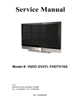 Vizio GV47L FHDTV10A User manual