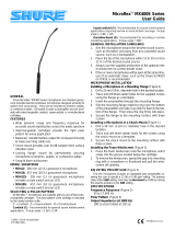 Shure Microflex MX400S User manual
